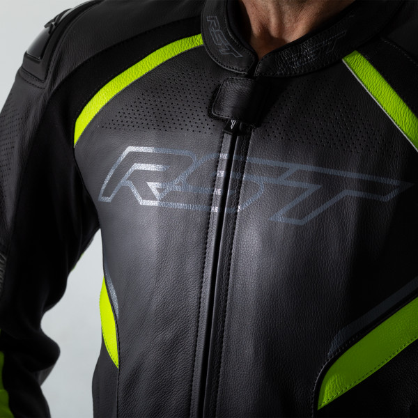 RST Sabre airbag ce mens leather jacket